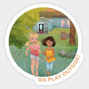 Go Play Outside! Sticker